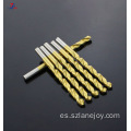Brocas de sierra para quitar tornillos de cabeza fracturada con revestimiento de titanio de 3-13 mm
